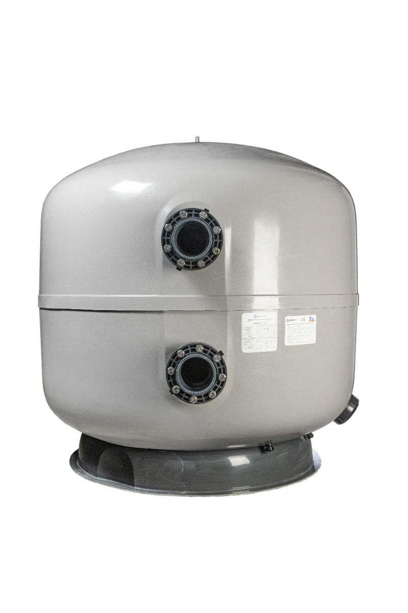 Фильтр AquaViva MS2000 (157m3/h, 2000mm, 5610kg, 140mm, 2,5Бар) + люк д/выгрузки и смотровое стекло 
