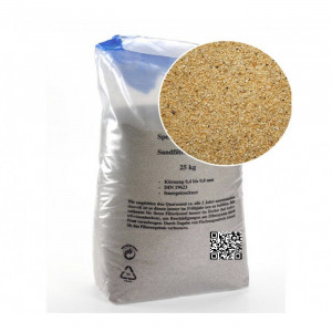 Фильтрат кварцевый песок 0,5-0,8 мм, в мешках по 25 кг