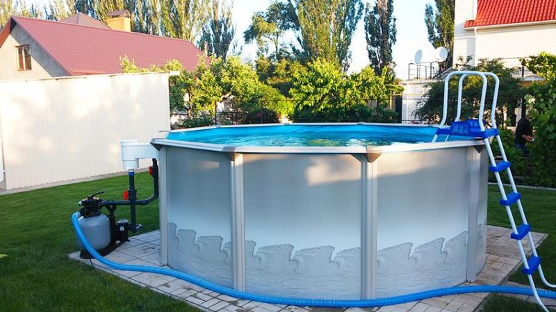 Вся прелесть каркасных бассейнов или мини-море на даче