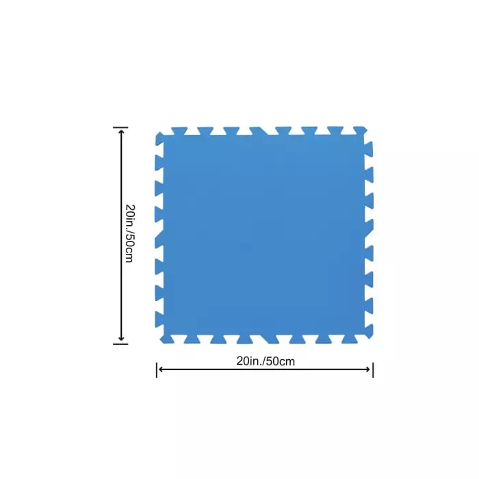 Мягкая модульная подстилка "Пазл" 50x50см 9шт, 2.29м2