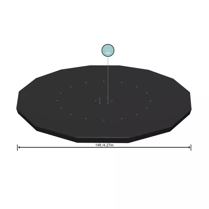 Тент для каркасного бассейна 427см (D427см)