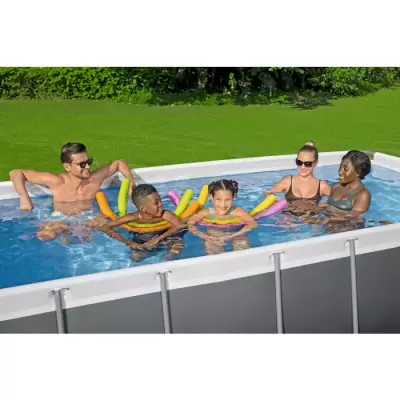 Каркасный бассейн Power Steel 404х201х100см, 6478л, фил.-насос 2006л/ч, лестница