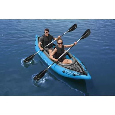 Надувной каяк "Cove Champion X2" 331х91см (331х88см), алюм.вёсло 230см, насос 62003, до 220кг