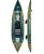 Надувная байдарка для рыбалки "Caliber Angling Kayak" 398x98см, насос, сиденье, киль, рюкзак, до 180