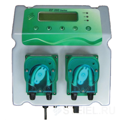 Контроллер pH/Rx с перистальтическими насосами 4 л/ч для бассейнов до 300м3 EF265pH/Rx