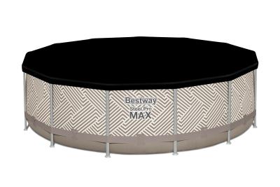 Каркасный бассейн Steel Pro Max 396x107см, 11133 л, фил.-нас. 2006 л\ч, лестн, тент, навес