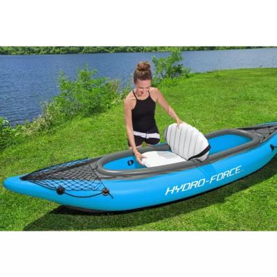 Надувной каяк "Cove Champion X2" 331х91см (331х88см), алюм.вёсло 230см, насос 62003, до 220кг