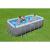 Каркасный бассейн Power Steel 412х201х122см, 8124л, фил.-насос 2006л/ч, лестница