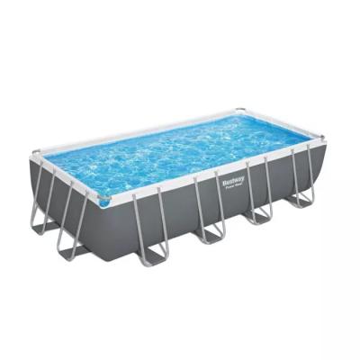 Каркасный бассейн Power Steel 549х274х122см, 14812л, песч.фил.-нас. 5678/ч, лестн., тент