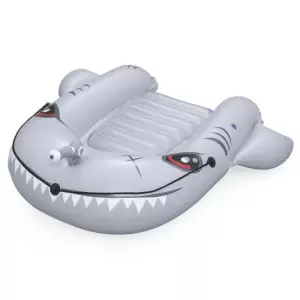 Надувной матрас-плот для плавания 160x115 см "Акула" с ручками, до 45кг, от 3 лет