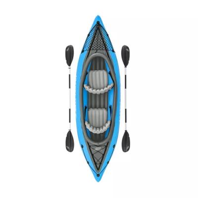 Надувной каяк "Cove Champion X2" 331х91см (331х88см), алюм.вёсло 230см, насос 62003, до 220кг