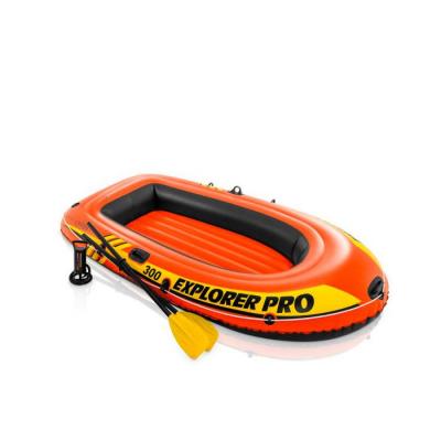 Надувная лодка "Explorer Pro 300" 244х117х36см, вёсла 59623, насос 68612, до 200кг