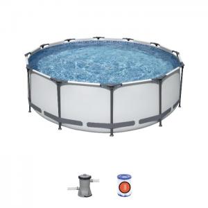 Каркасный бассейн Steel Pro Max 366х100см, 9150л, фил.-насос 2006л/ч