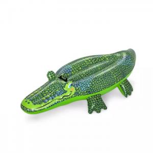 Надувная игрушка-наездник 152х71см "Крокодил" с ручками, до 45кг, от 3 лет