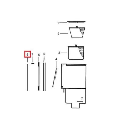 Лицевая декоративная накладка для скиммера Hayward ECO под бетон