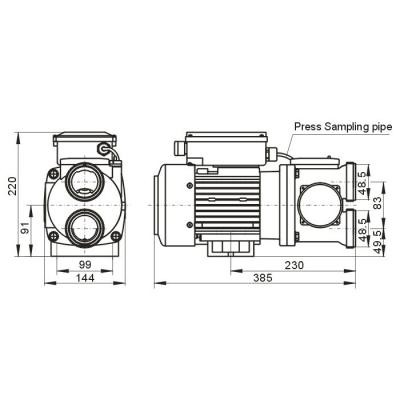 Насос AquaViva LX XDA75M 7 м³/ч (0.75HP, 220В)
