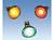 Лампа с красными светодиодами 1, 5 W, 12 V, MR 16