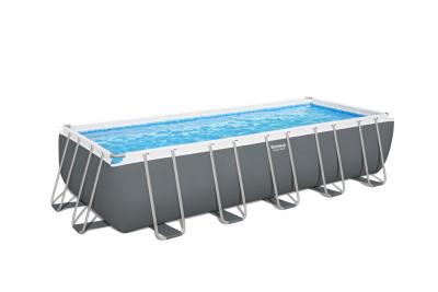 Каркасный бассейн Power Steel 640х274х132см, 19281л, песч.фил.-нас. 5678л/ч, лестн., тент, попл.-доз