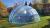 Круглый купольный тент павильон Pool Tent 4,5м. для бассейнов и СПА, синий