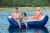 Надувной матрас-шезлонг 221х174см "Chill Splash" для двоих, с ручками и постаканниками, до 180кг