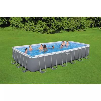 Каркасный бассейн Power Steel 732х366х132см, 30045л, песч.фил.-нас. 5678л/ч, лестн., тент