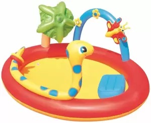 Игровой бассейн 192х150х88см с разбрызгивателем и кольцами, 160л