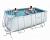 56241 BW, BestWay, Каркасный прямоугольный бассейн 412х201х122 см, 8124 л, фильтр-насос 2006л/ч, лестница, уп.1