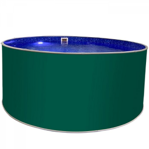 Круглый бассейн ЛАГУНА 4,57 х 1,25 м (мятно-зелёный RAL 6029)