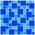 Мозаика стеклянная Aquaviva Cristall Dark Blue DCM306 (48 мм)