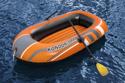 Надувная лодка "Kondor 3000" 220х141см, вёсла 62015, насос 62002, до 190кг