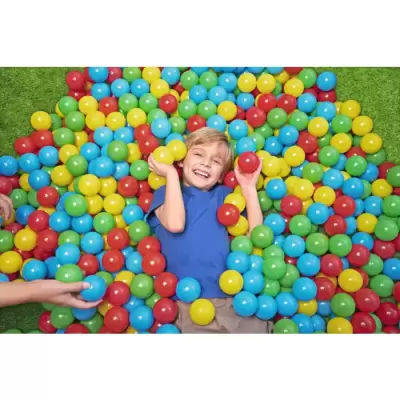 Пластиковые мячи 6.5см, 100шт для игровых центров, от 2 лет