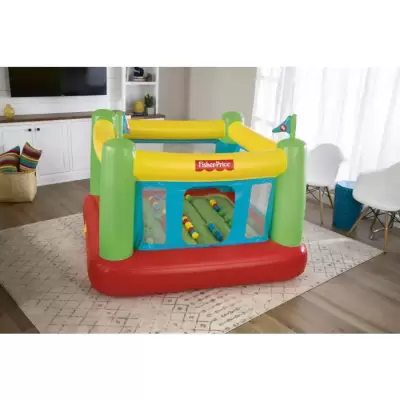Игровой центр-батут 175х173х135см "Fisher Price" с мячами (50шт), встр.нас. 220В, до 85кг, от 3 лет