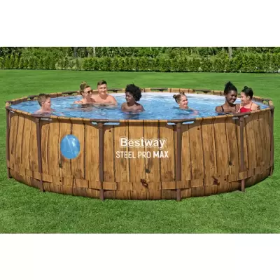 Каркасный бассейн Splashview Pool 427х107см, фильтр-насос, лестница, тент
