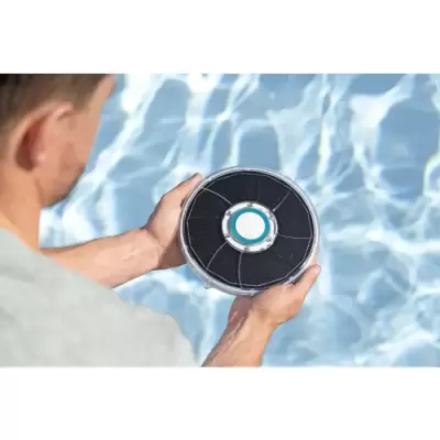 Плавающий фонтан с подсветкой "FloatBright Solar LED Pool Fountain" на солн.батареях с аккумулятором