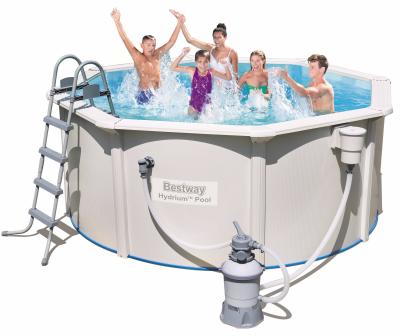 Стальной бассейн Hydrium Pool Set 360х120см, 10990л, фил.-насос 2006л/ч, лестница