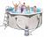 Стальной бассейн Hydrium Pool Set 360х120см, 10990л, фил.-насос 2006л/ч, лестница