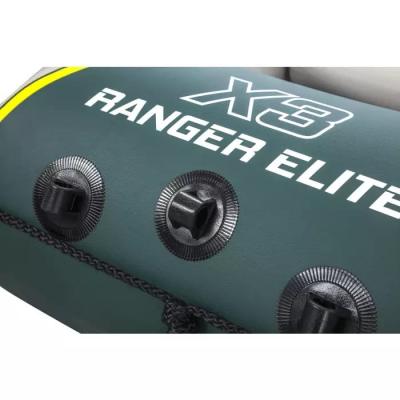 Надувная лодка "Ranger Elite X3 Raft Set" 295х130х46см, вёсла 152см, насос 62086, до 400кг