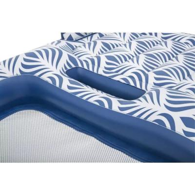 Надувной матрас-плот для плавания 204х188см "Comfort Plush Double" для двоих, до 180кг