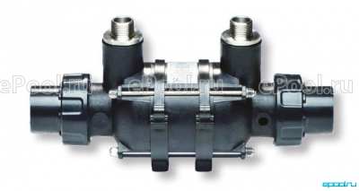 Теплообменник D-KWT-VA  25, пластик, гофр.спираль из нерж.стали 25 кВт