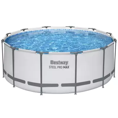 Каркасный бассейн Steel Pro Max 366х122см, 10250л, фил.-насос 2006л/ч, лестница, тент