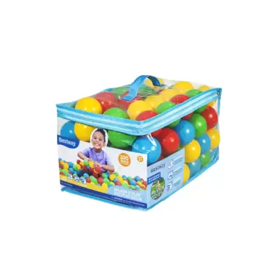 Пластиковые мячи 6.5см, 100шт для игровых центров, от 2 лет