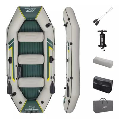 Надувная лодка "Ranger Elite X4 Raft Set" 320х148х47см, вёсла , насос 62086, до 500кг