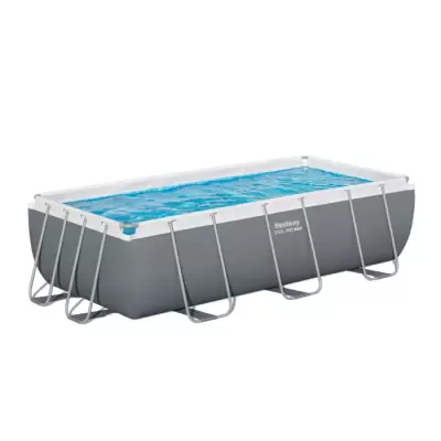 Каркасный бассейн Power Steel 404х201х100см, 6478л, фил.-насос 2006л/ч, лестница