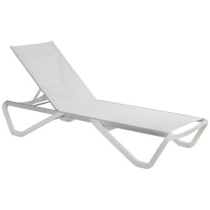 Шезлонг Aquaviva WAVE белый/белый