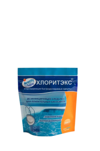 ХЛОРИТЭКС, 0,2кг пакет, гранулы для текущей и ударной дезинфекции воды