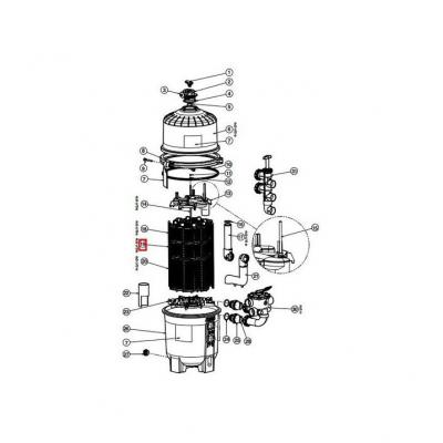 Фильтрующий элемент Hayward DEX2400DS