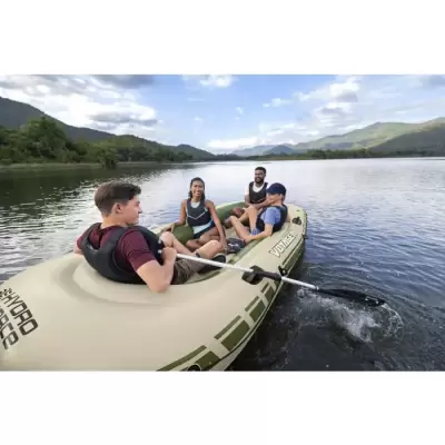 Надувная лодка "Voyager X4 Raft" 350х145см, вёсла 62064, насос 62003, до 480кг