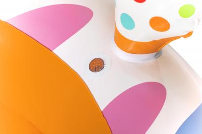 Детский надувной бассейн 266x157x127см "Веселый жираф" с разбрыз., 220л, от 2 лет