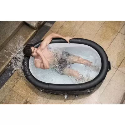 Ледяная купель "Glacial Dip FortiFiber Cold Plunge Tub" 152x92x71см, ручн насос, фильтр-насос, тент