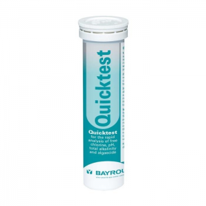 КВИКТЕСТЕР (Quicktest) набор тестполосок для измерения Ph, Cl, Alkalinity, Algaecide